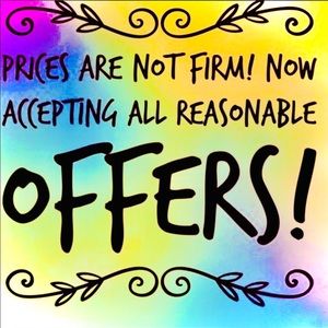 Willing to negotiate prices!